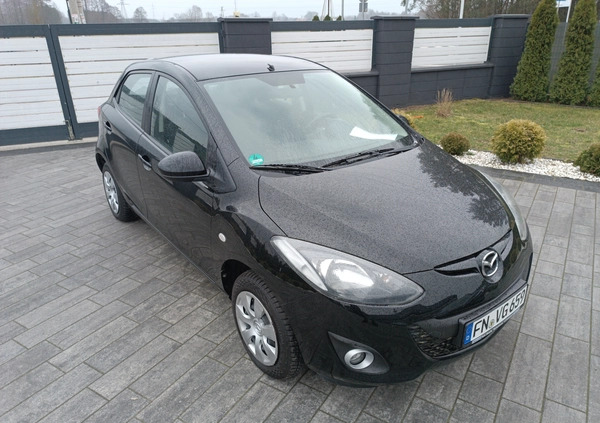 Mazda 2 cena 23900 przebieg: 134000, rok produkcji 2013 z Białobrzegi małe 254